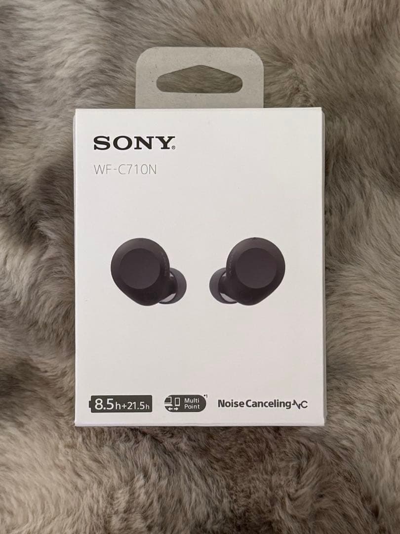 【新品未使用】SONY WF-C710N ブラックノイキャン ワイヤレスイヤホン