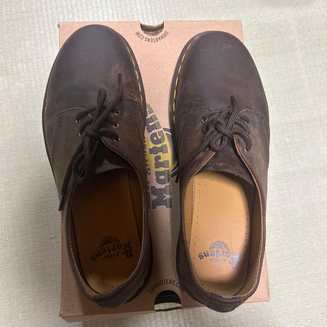 Dr. Martens ブラウン レースアップシューズ