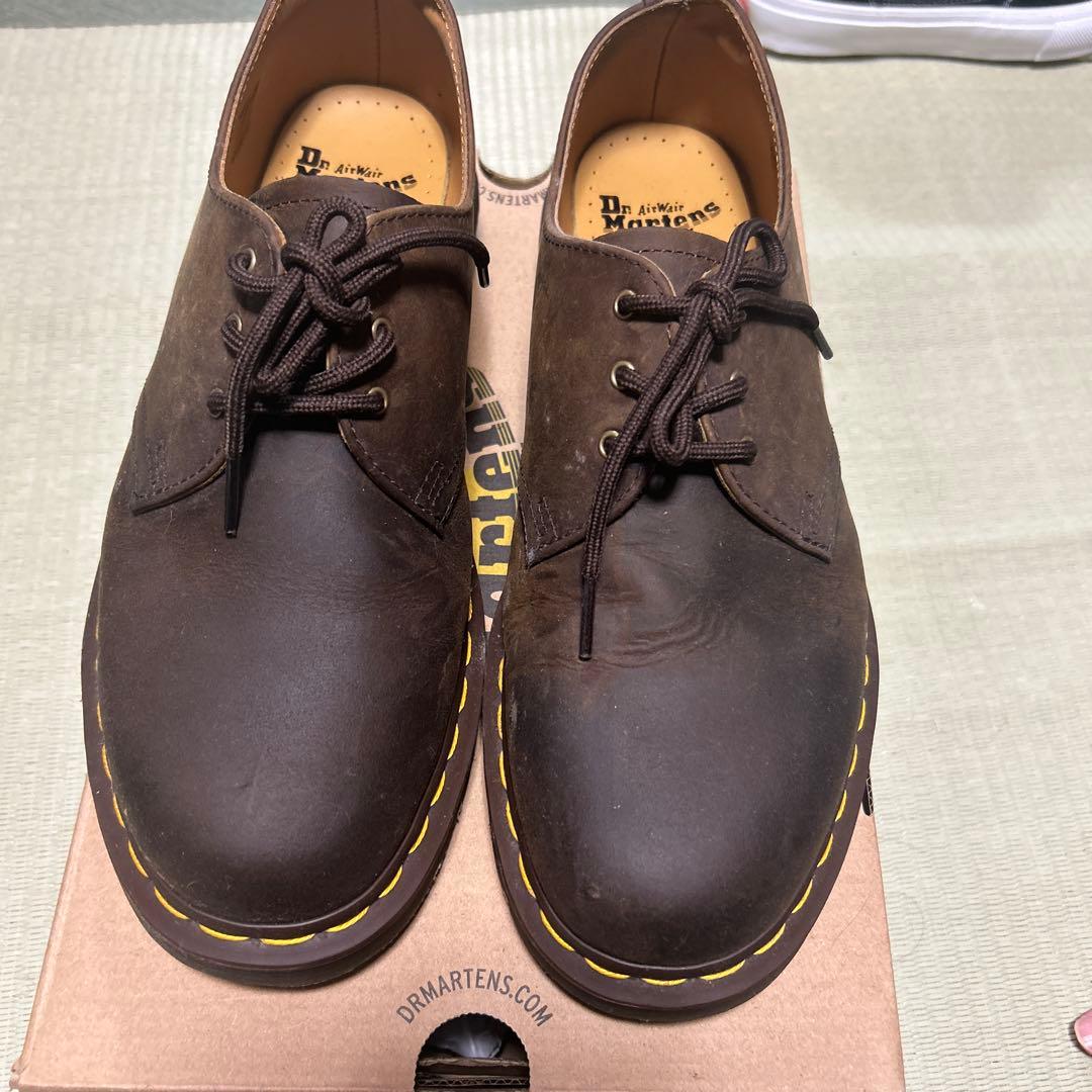 Dr. Martens ブラウン レースアップシューズ
