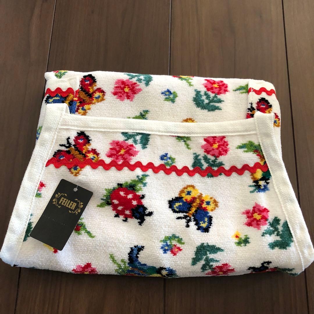 【新品未使用】FEILER フェイラー ハイジ エプロン ホワイト