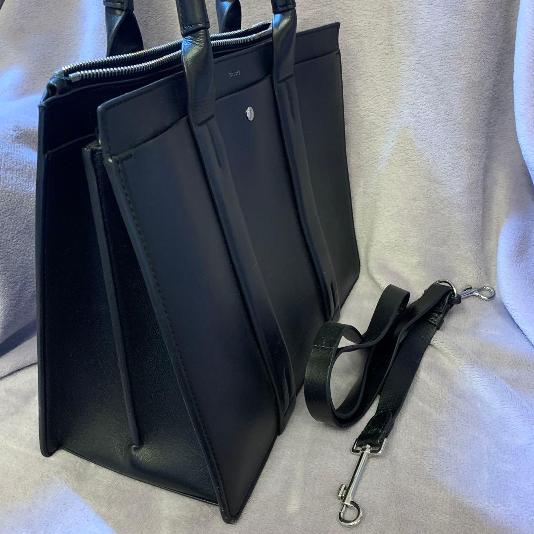 Theory 本革バッグ黒
