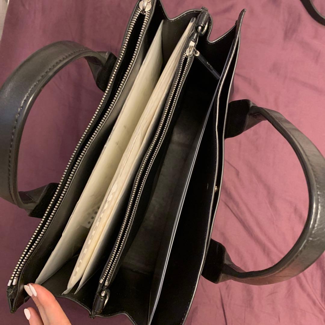 Theory 本革バッグ黒