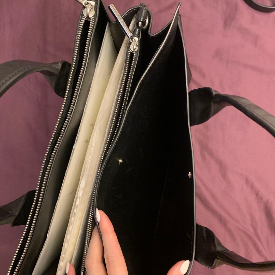 Theory 本革バッグ黒