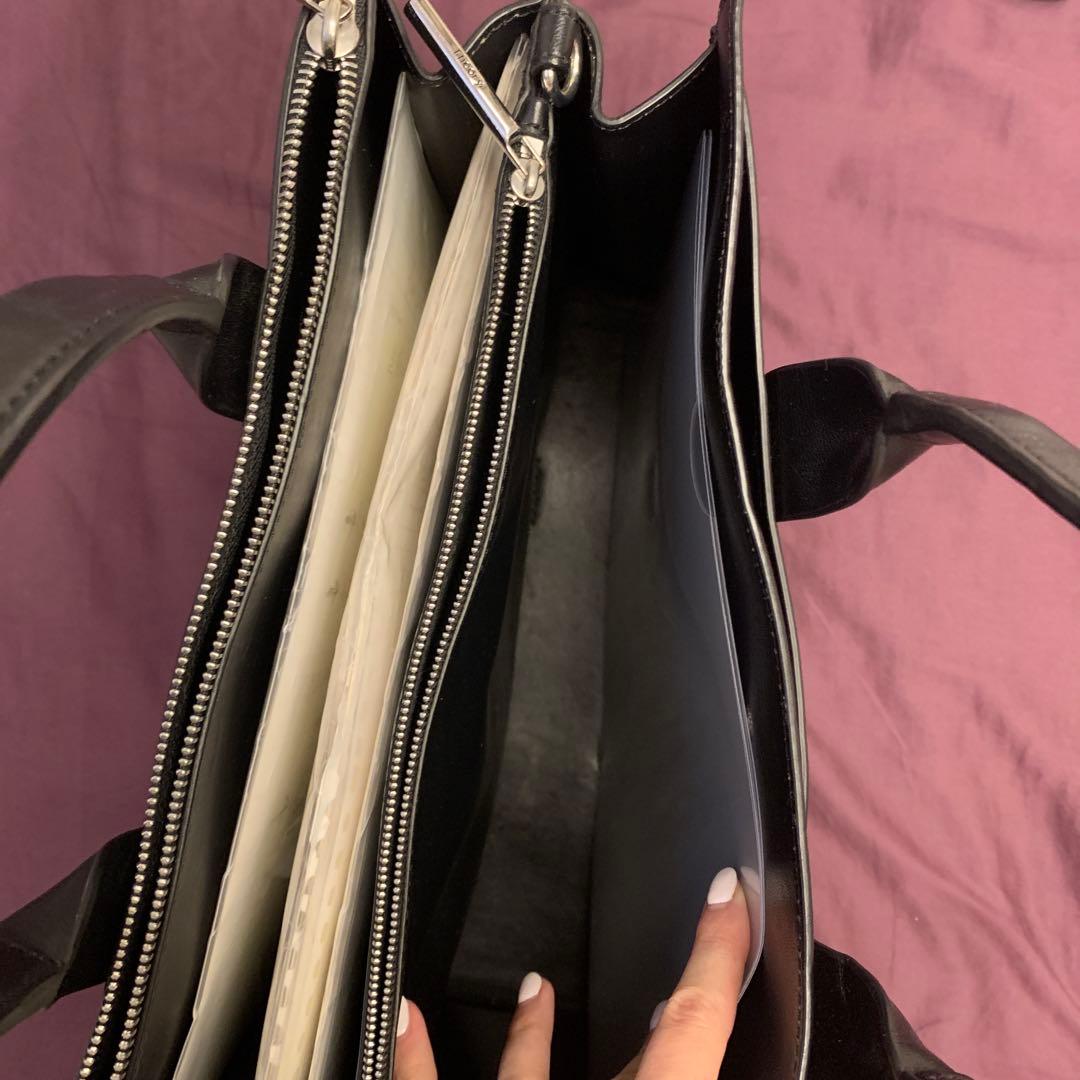 Theory 本革バッグ黒