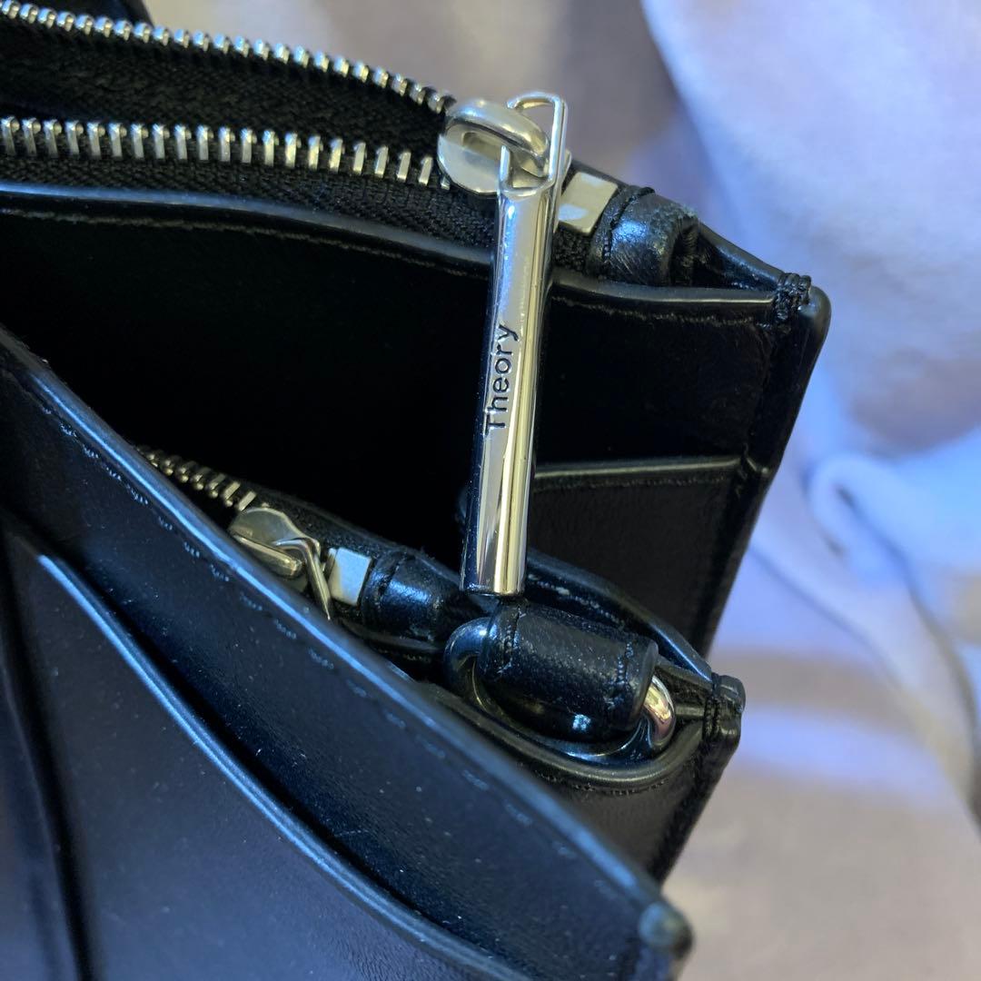 Theory 本革バッグ黒