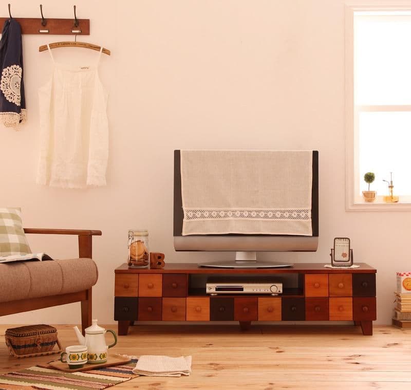 天然木北欧デザインテレビボード Bisca ビスカ　120cm