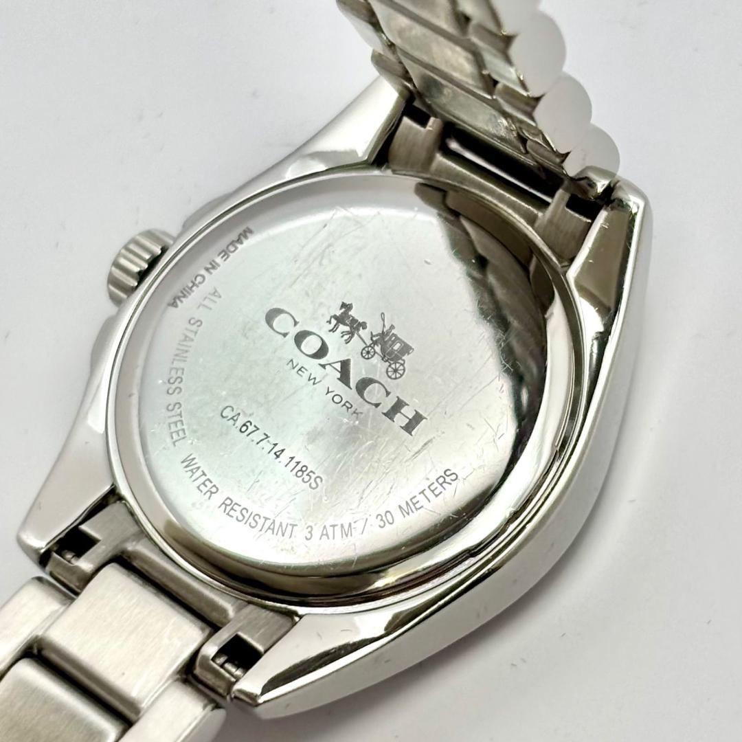 【希少/外観美品/新品電池】COACH コーチ レディース 腕時計 純正ベルト