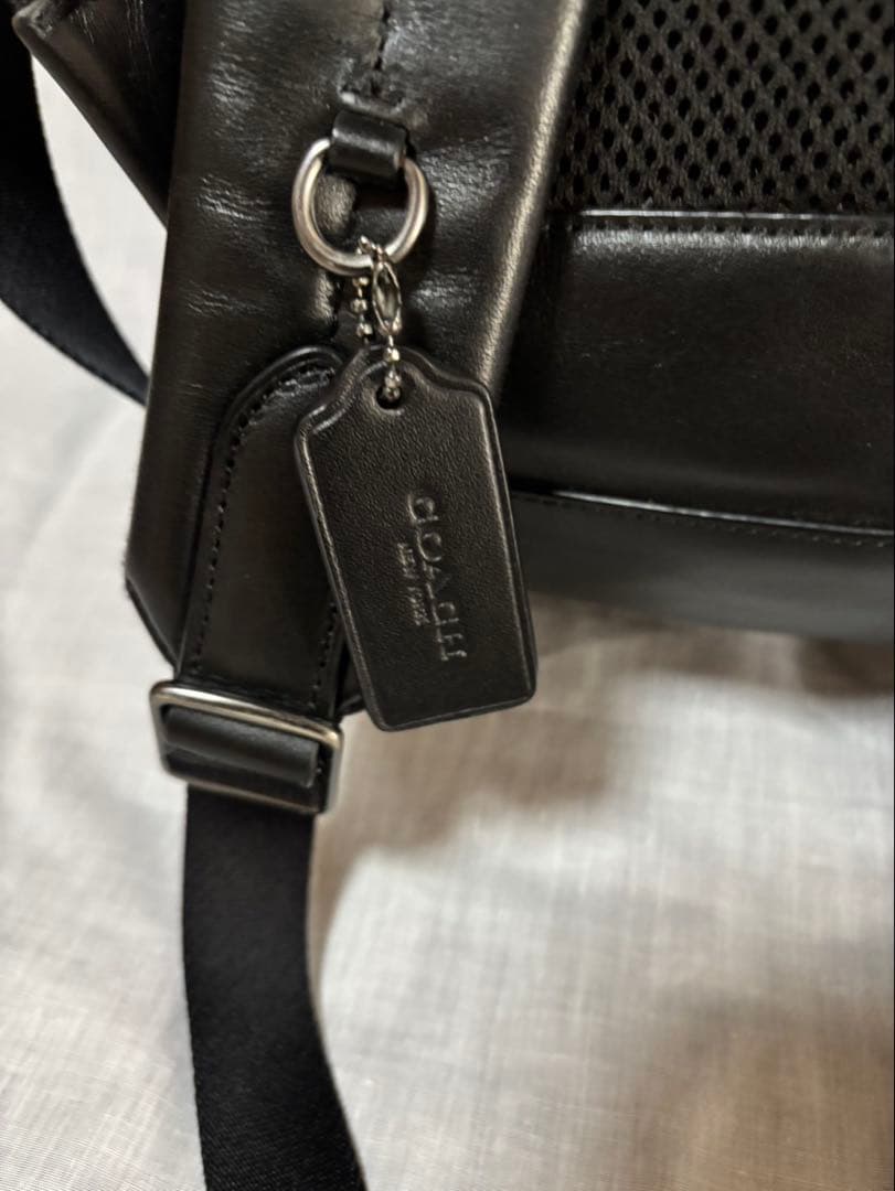 美品　COACH コーチ　ペプルレザーバックパックバックパック　F72311