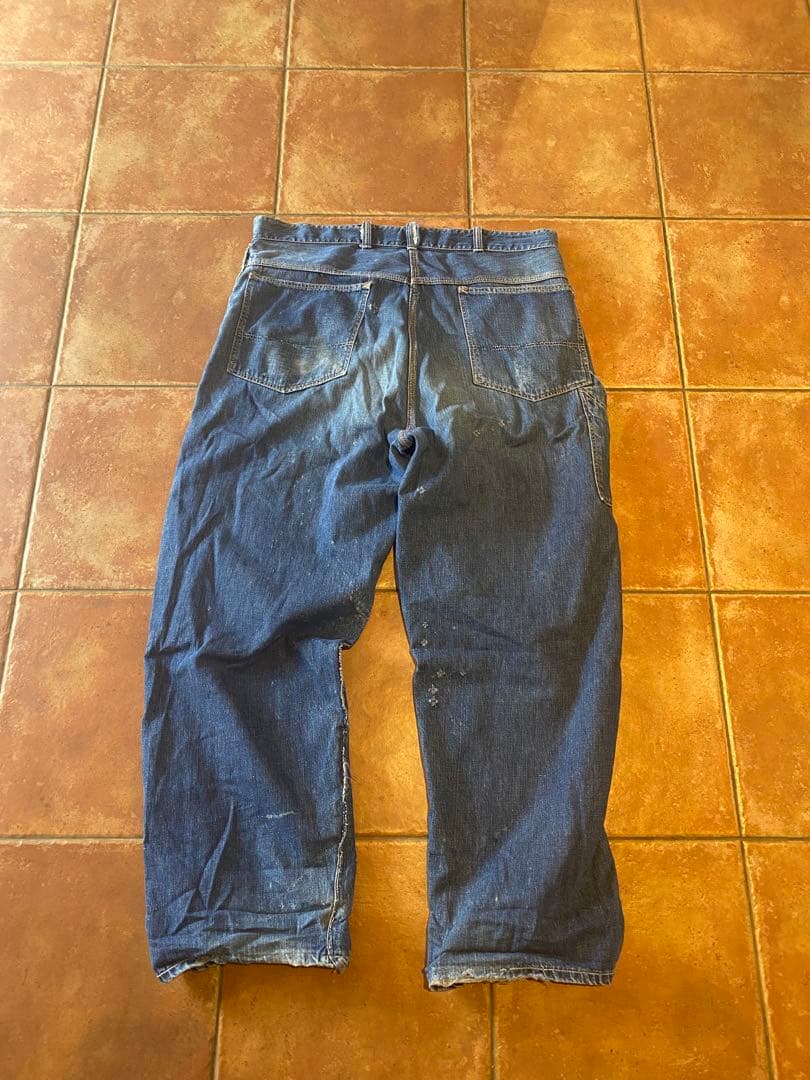 60s ？ペインターパンツ　ヴィンテージ　古着　ボロ