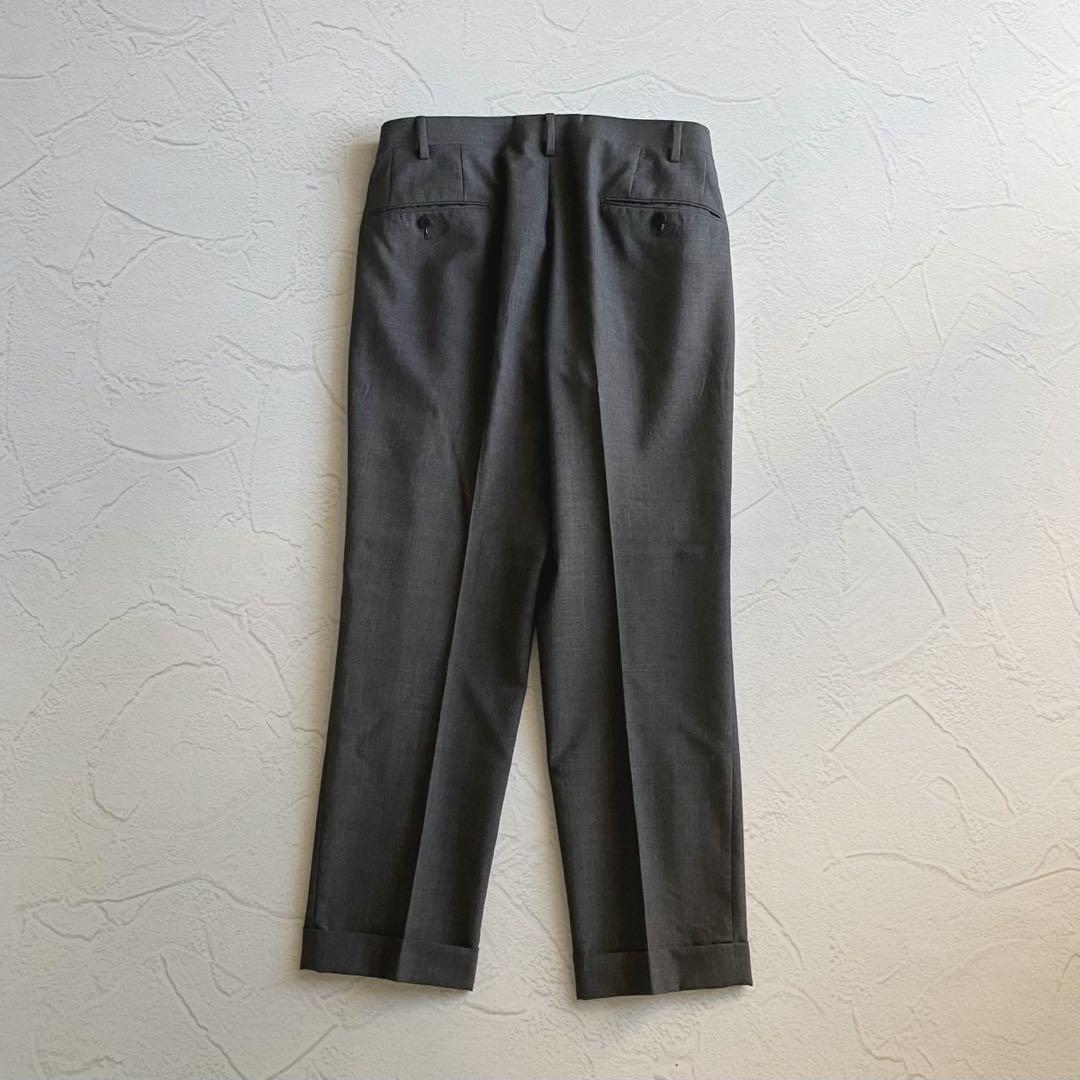 【極美品】SO エスオー ストラスブルゴ 尾作隼人 ウール スラックス グレー