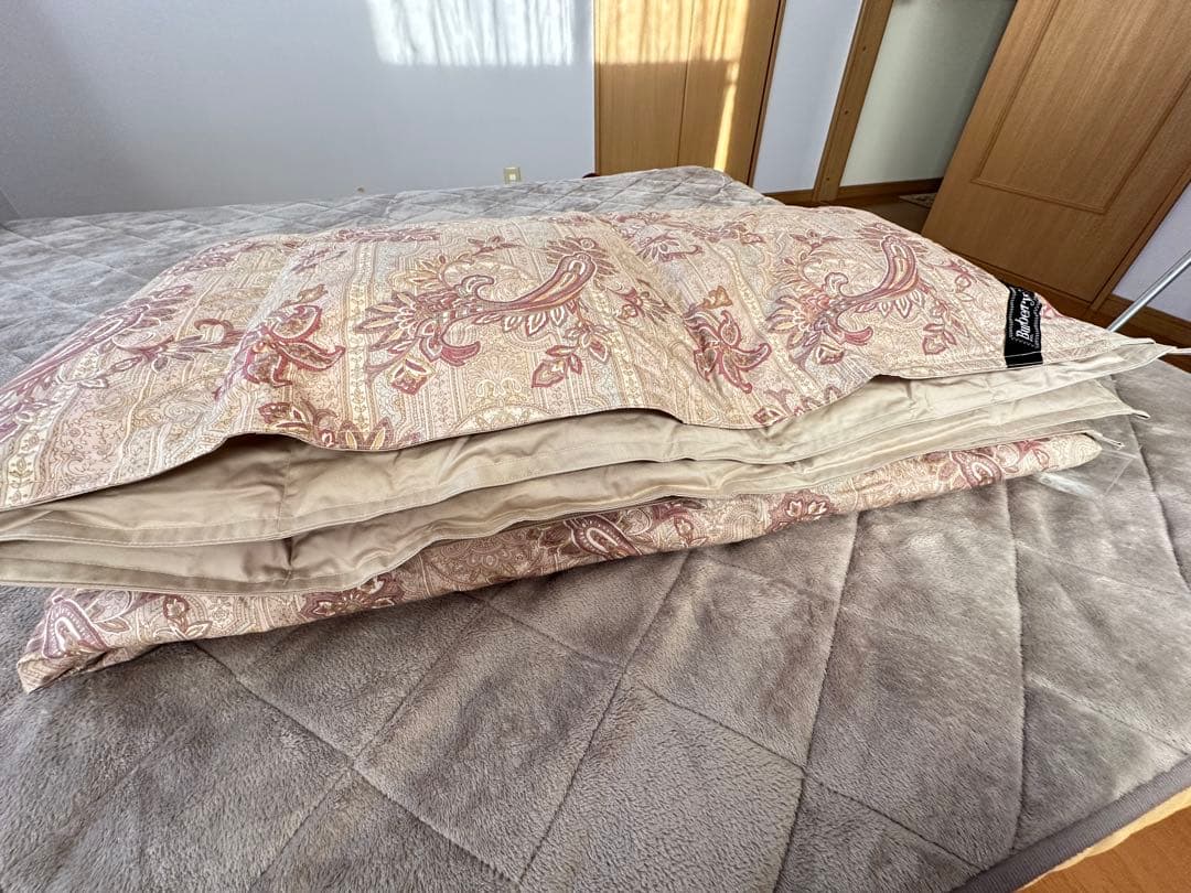 新品　バーバリー　羽毛布団　ダウン70%　西川日本製