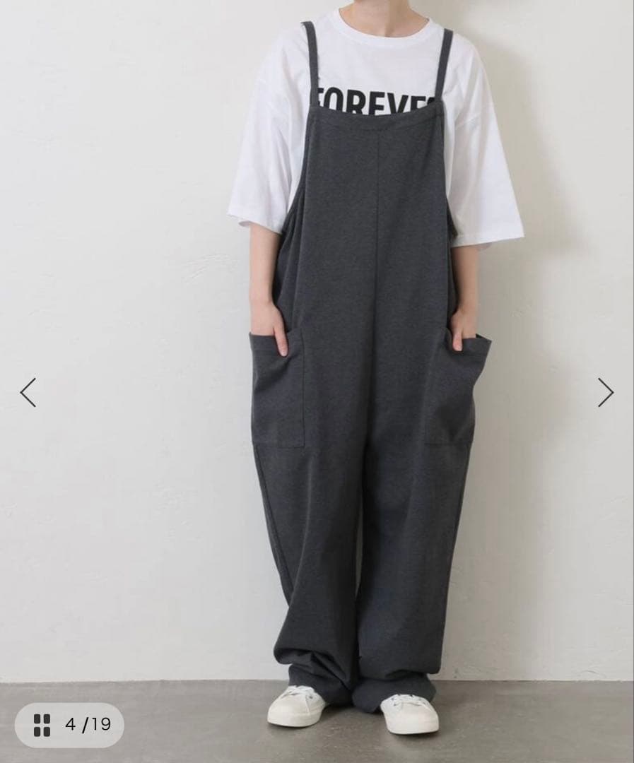 journal standard luxe × CLUEL ジャージサロペット