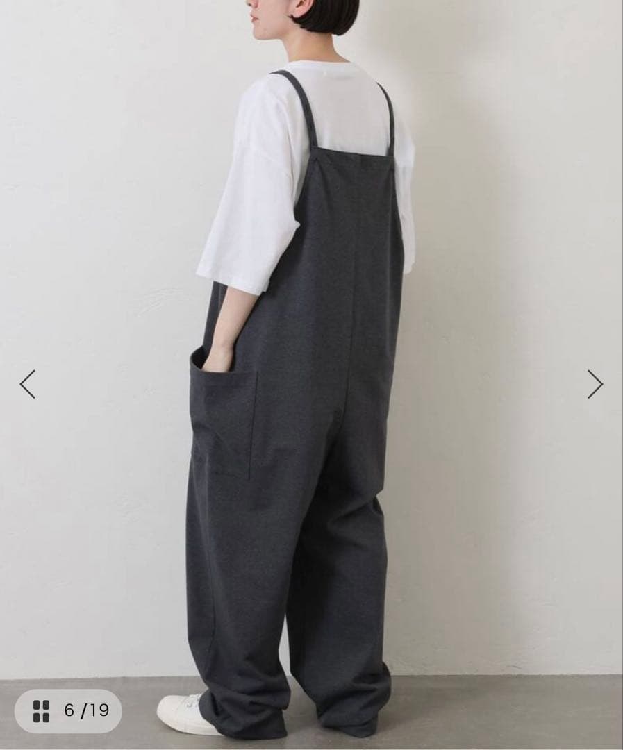 journal standard luxe × CLUEL ジャージサロペット