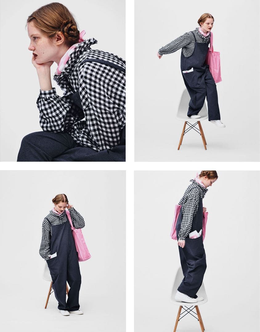 journal standard luxe × CLUEL ジャージサロペット