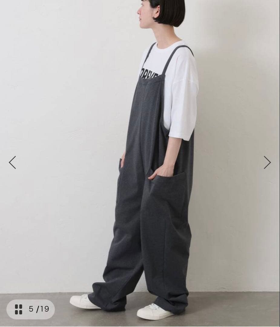 journal standard luxe × CLUEL ジャージサロペット