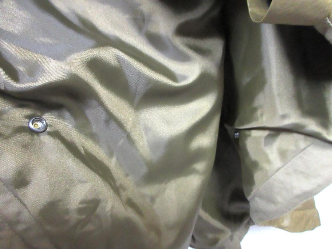 Lallia Mu ラリアムー　ボア襟　ナイロン　キルティング 中綿　ポンチョ