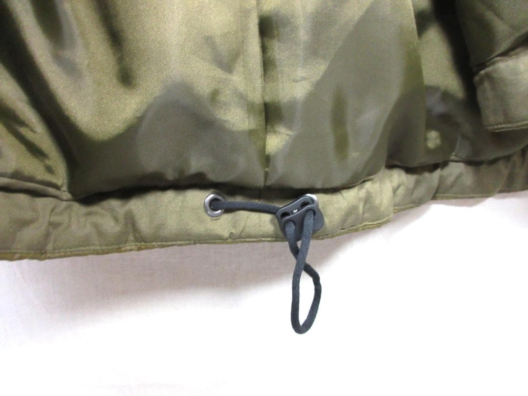 Lallia Mu ラリアムー　ボア襟　ナイロン　キルティング 中綿　ポンチョ