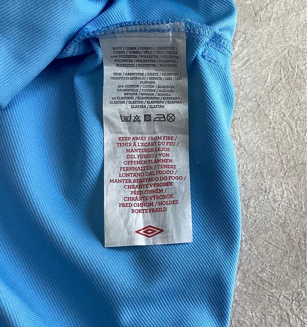 アンブロ　マンチェスターシティ　ドリルトップ　ユニフォーム　オアシス