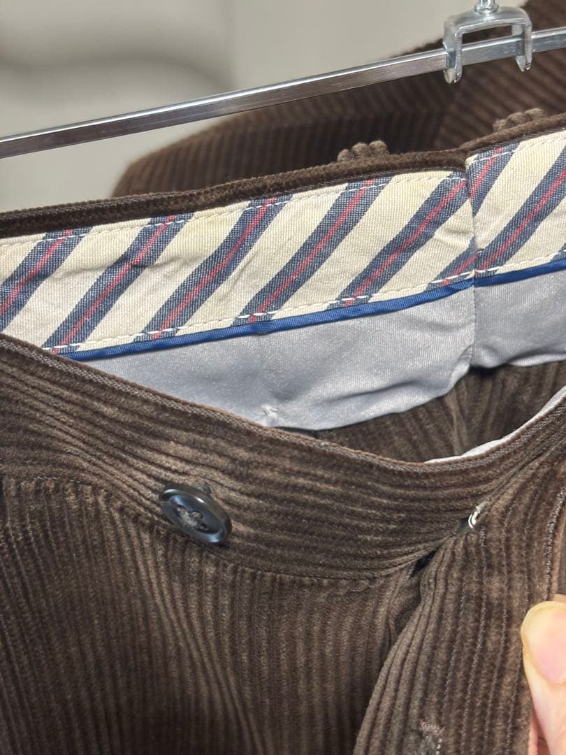 メンズセットアップ　コーデュロイ テーラードジャケット　コーデュロイパンツ