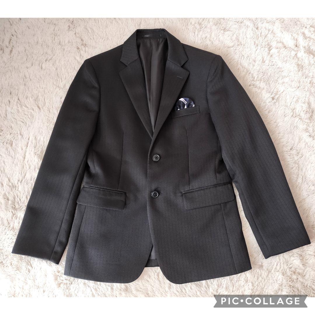 未使用級 オリバーハウス 男の子フォーマルスーツ 160｜卒服 5点セット黒