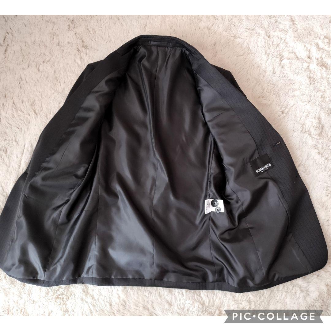 未使用級 オリバーハウス 男の子フォーマルスーツ 160｜卒服 5点セット黒