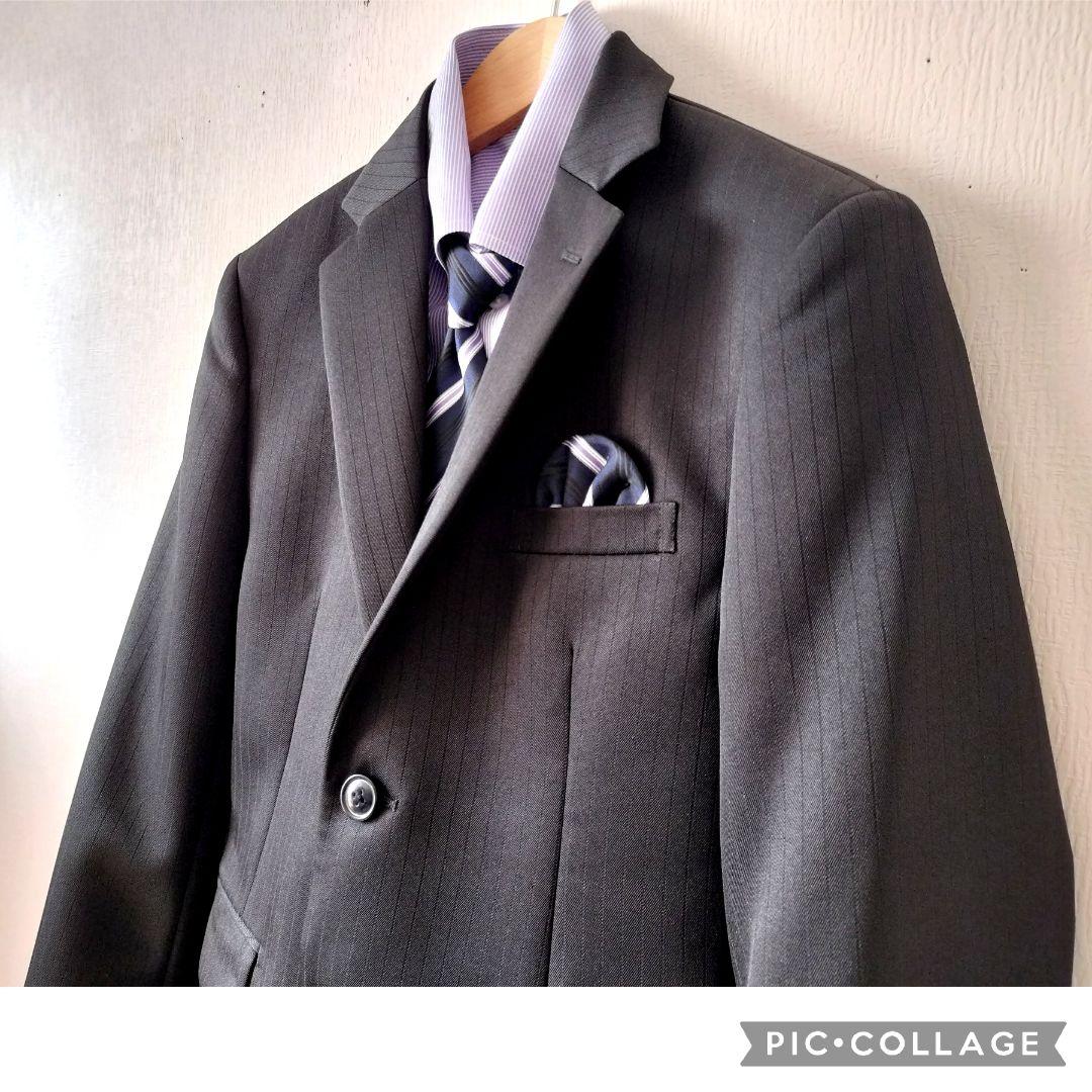 未使用級 オリバーハウス 男の子フォーマルスーツ 160｜卒服 5点セット黒