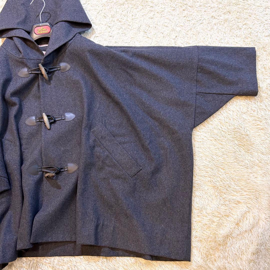 【極美希少✨️ヴィヴィアンウエストウッド】 フード ポンチョ ダッフル コート