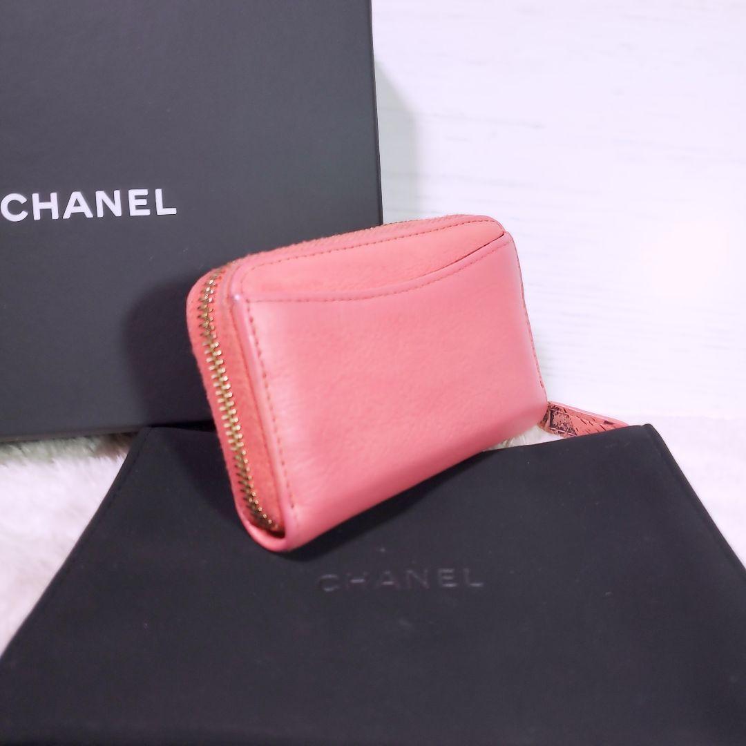 CHANEL✨シャネル ラッキーフラワー ラウンドジップ パース