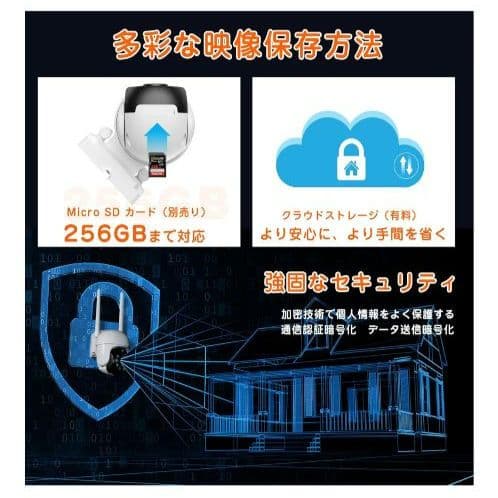 【新品・未使用】YESKAMO ワイヤレス 500万画素 増設カメラ【2個纏め】