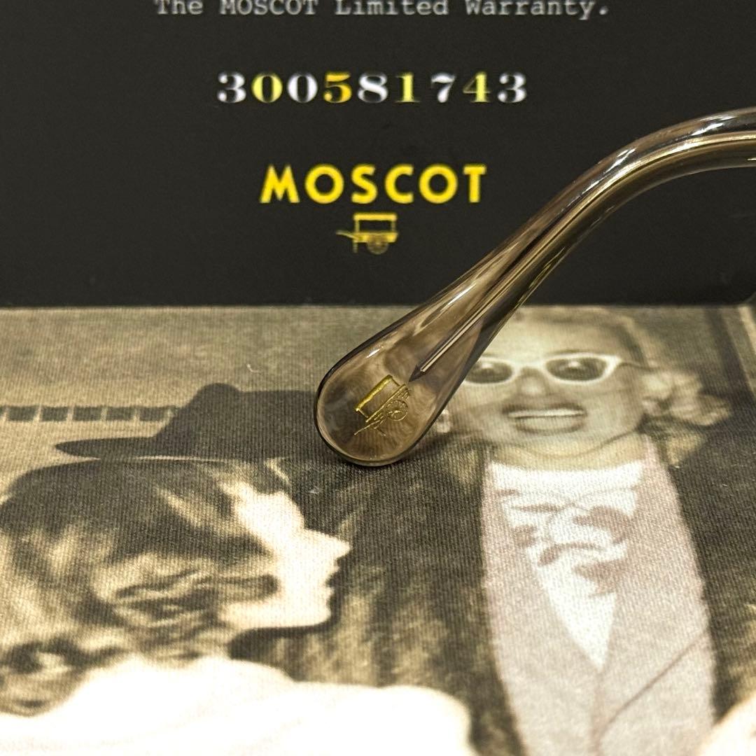 【極美品】日本限定 モスコット レムトッシュ46 BROWN ASHガラスレンズ