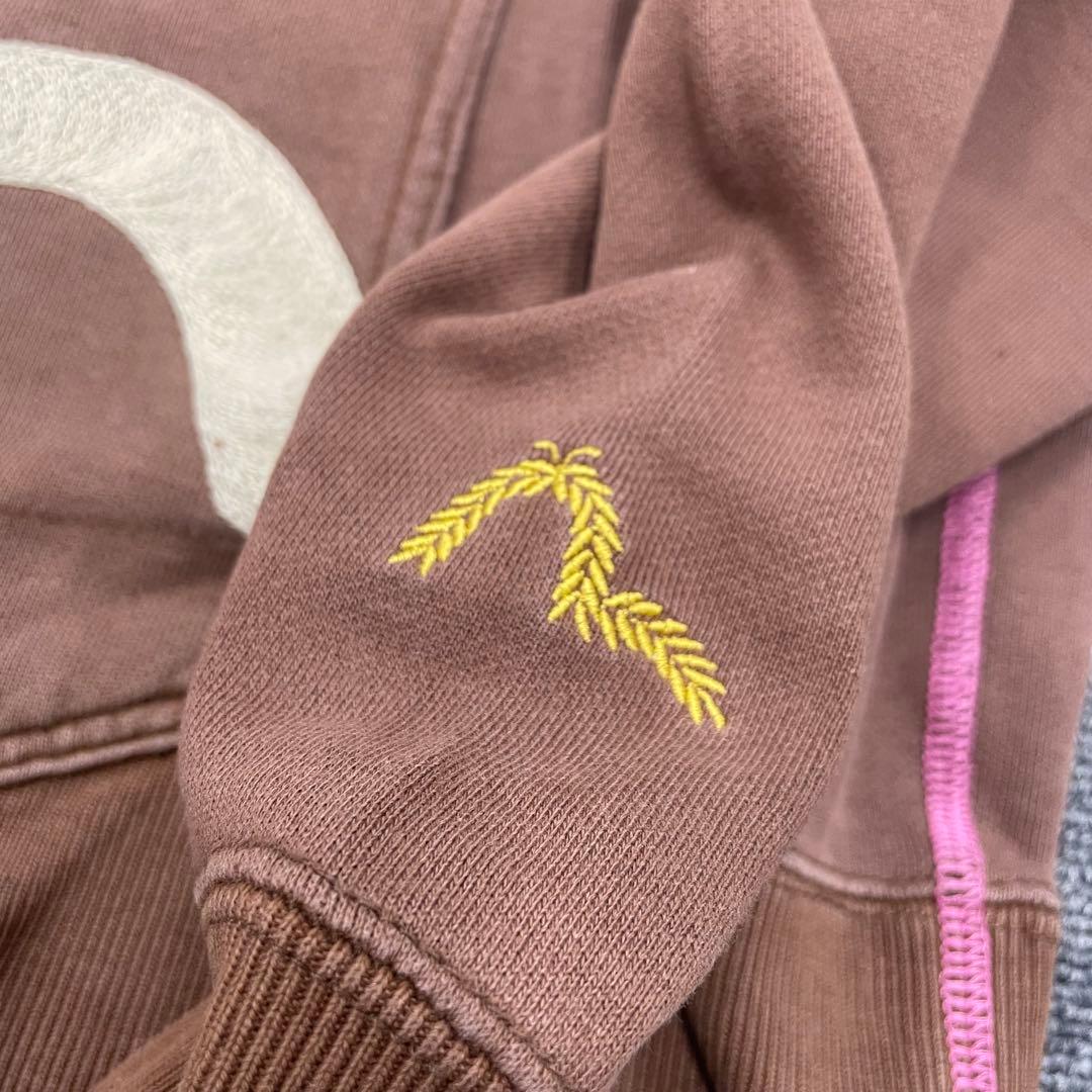 EVISU DONNA ブラウンパーカー　フーディー