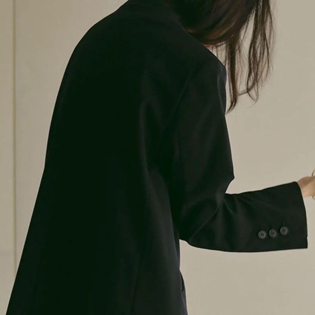 ETRE TOKYO 2way シルエット ノーカラージャケット