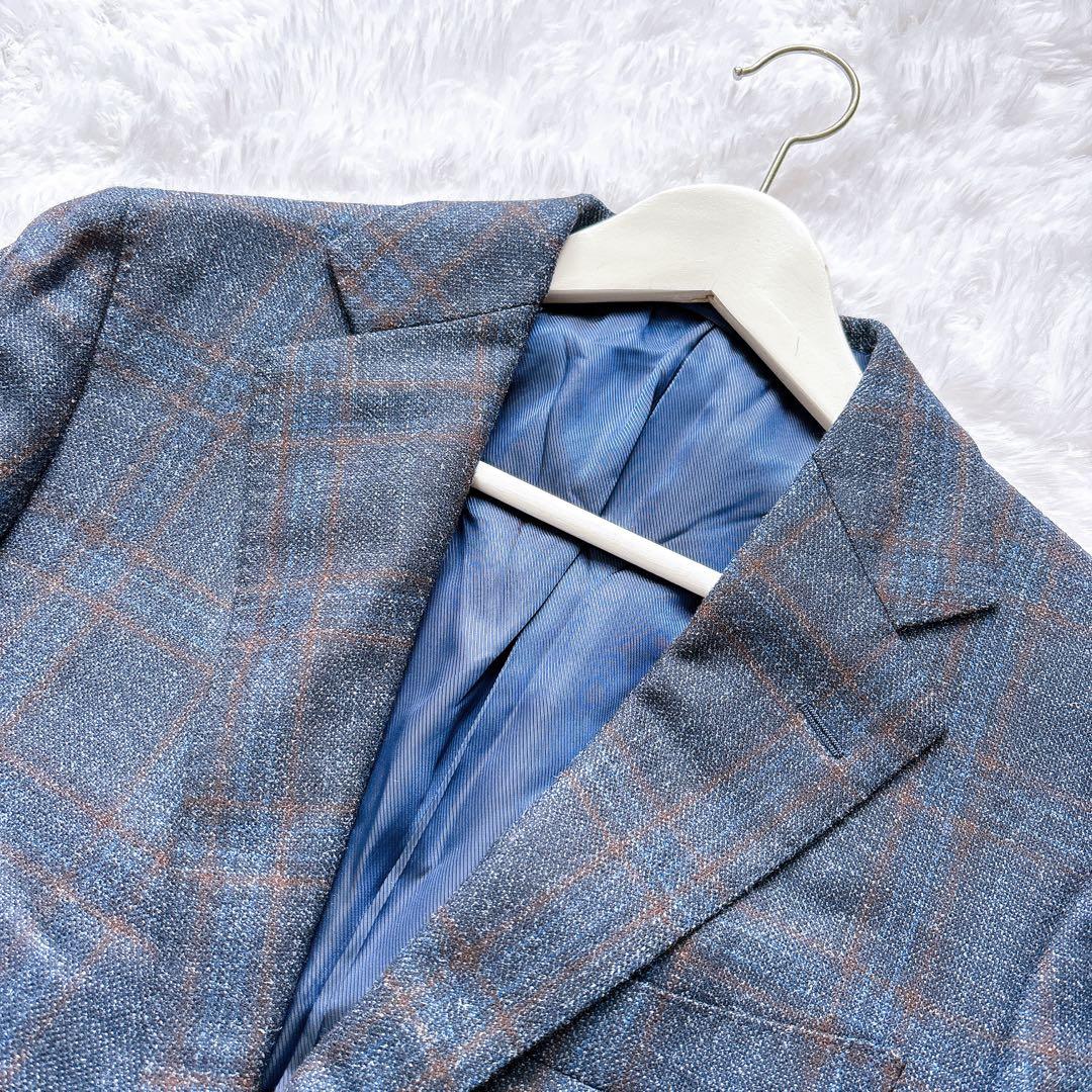 こたろう シルク混★ ビームスエフ テーラードジャケット チェック