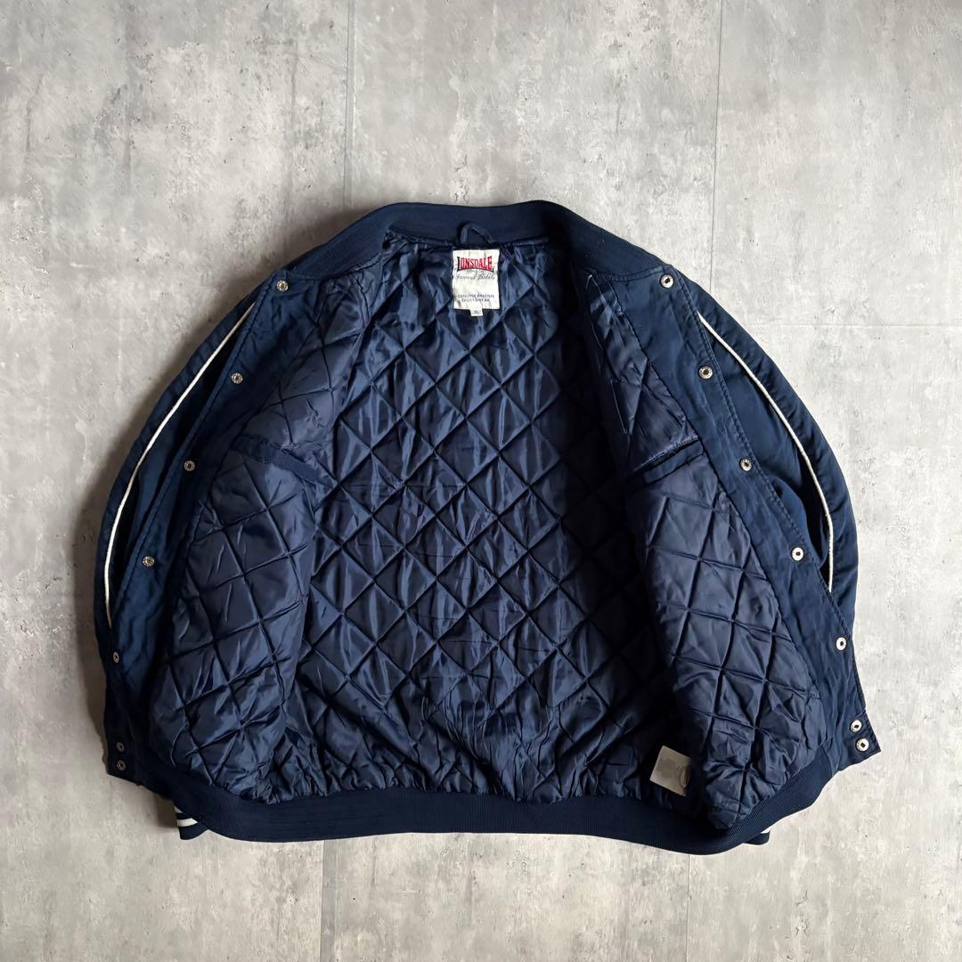 【90s vintage】LONSDALE スタジャン　ブルゾン　短丈　刺繍