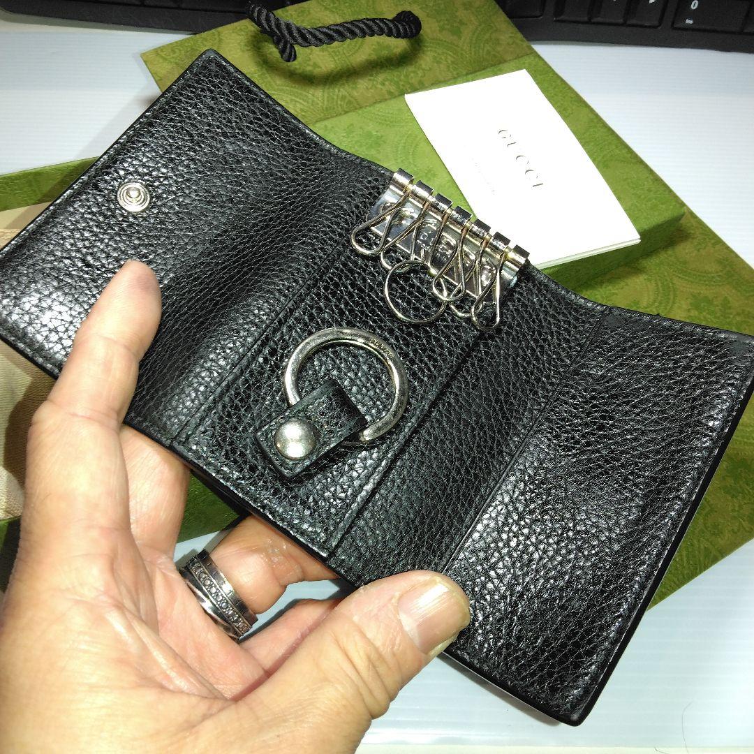 美品 GUCCI DURIAN キーケース メンズ ブラック