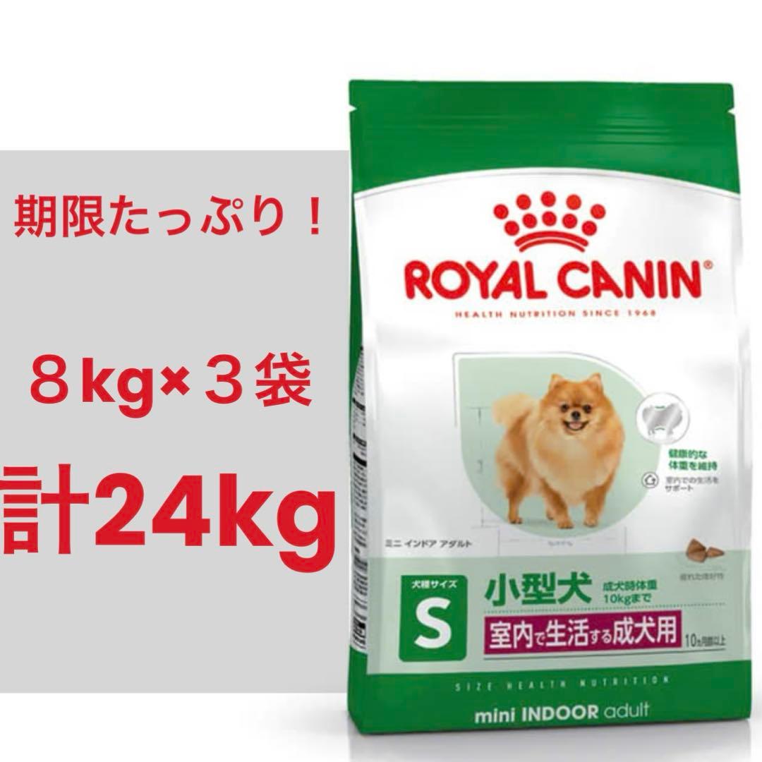  CANIN ミニ インドア アダルト8kg×3袋
