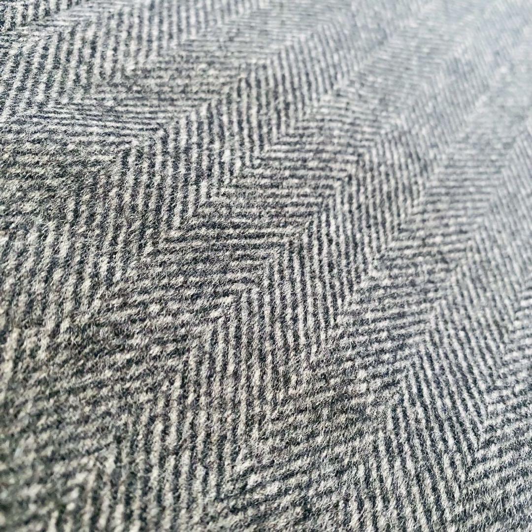 ウインドアーマー●極美品●最上級カシミヤ100% ヘリンボーンジャケット 3L