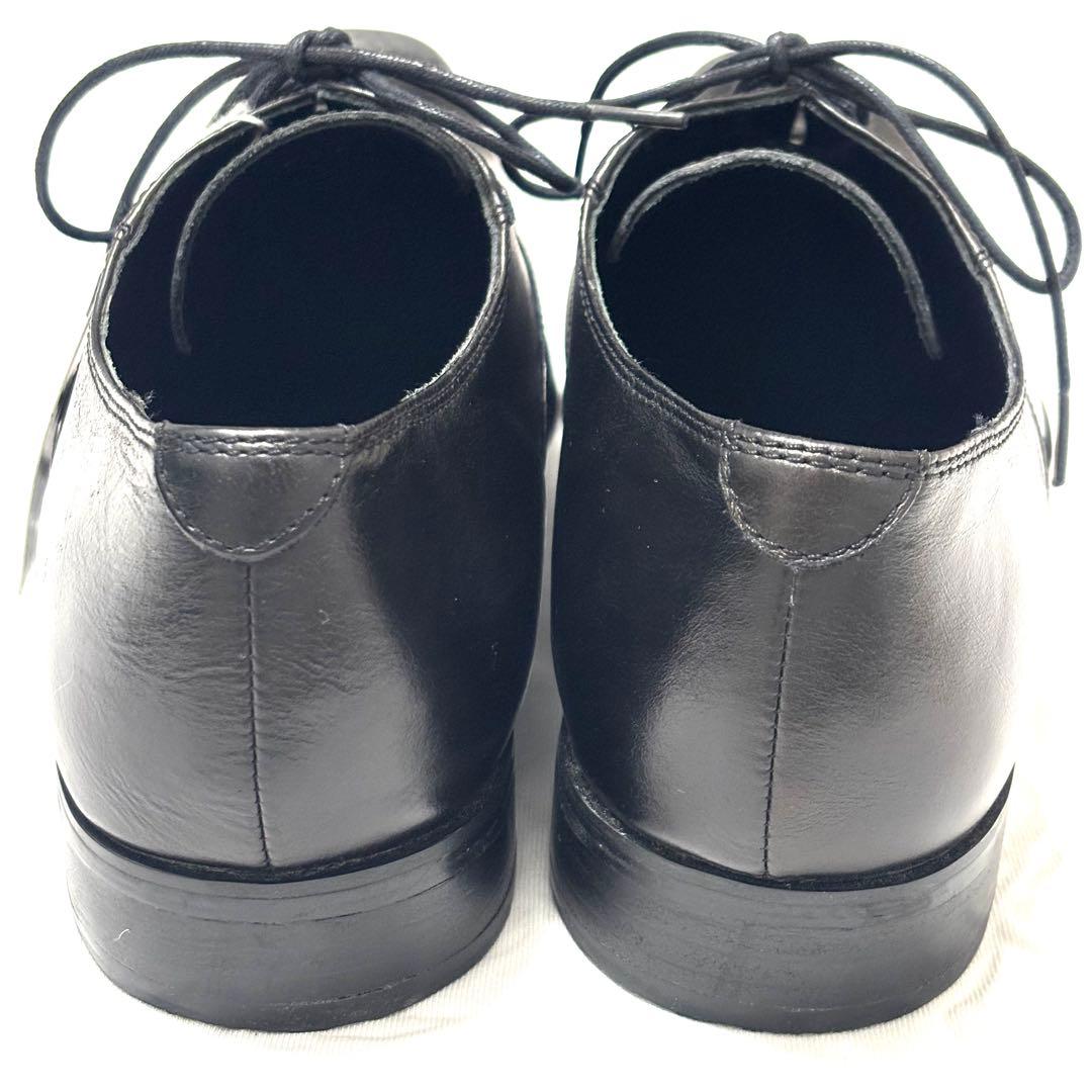 新品 ドレスシューズ メダリオン 本革 革靴 ブラック 27cm ビジネス