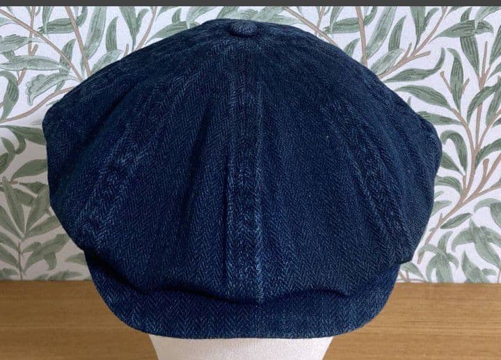 ほぼ未使用 RRL 22SS キャスケット インディゴ ヘリンボーン キャップ