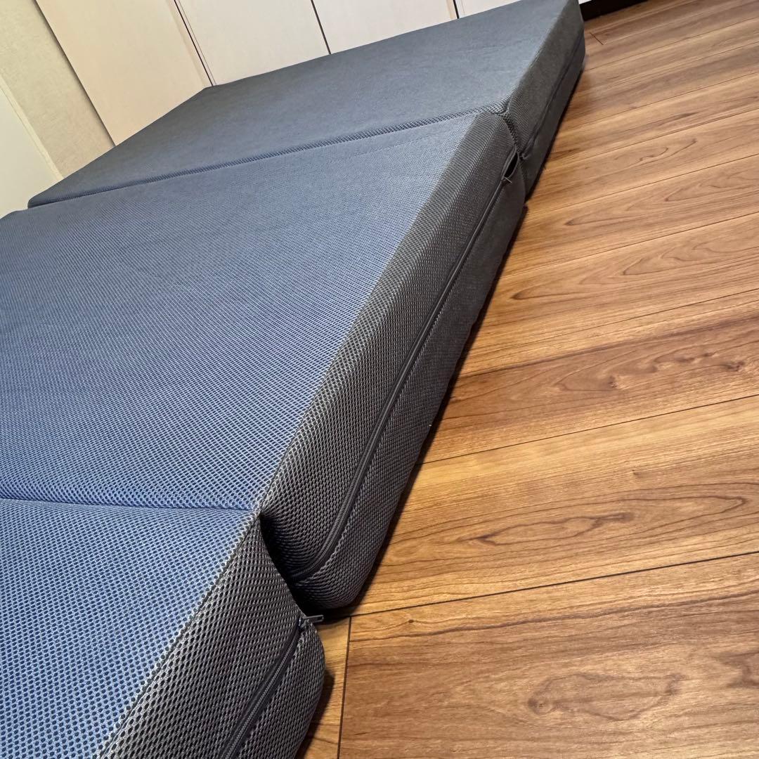 RISE スリープマジック 極厚マットレス シングル14cm グレー