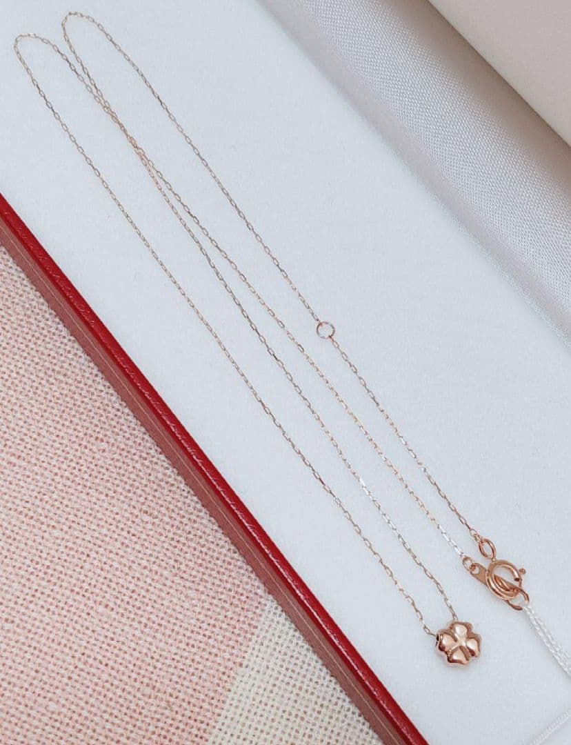 未使用品 四葉 クローバー k18 ネックレス