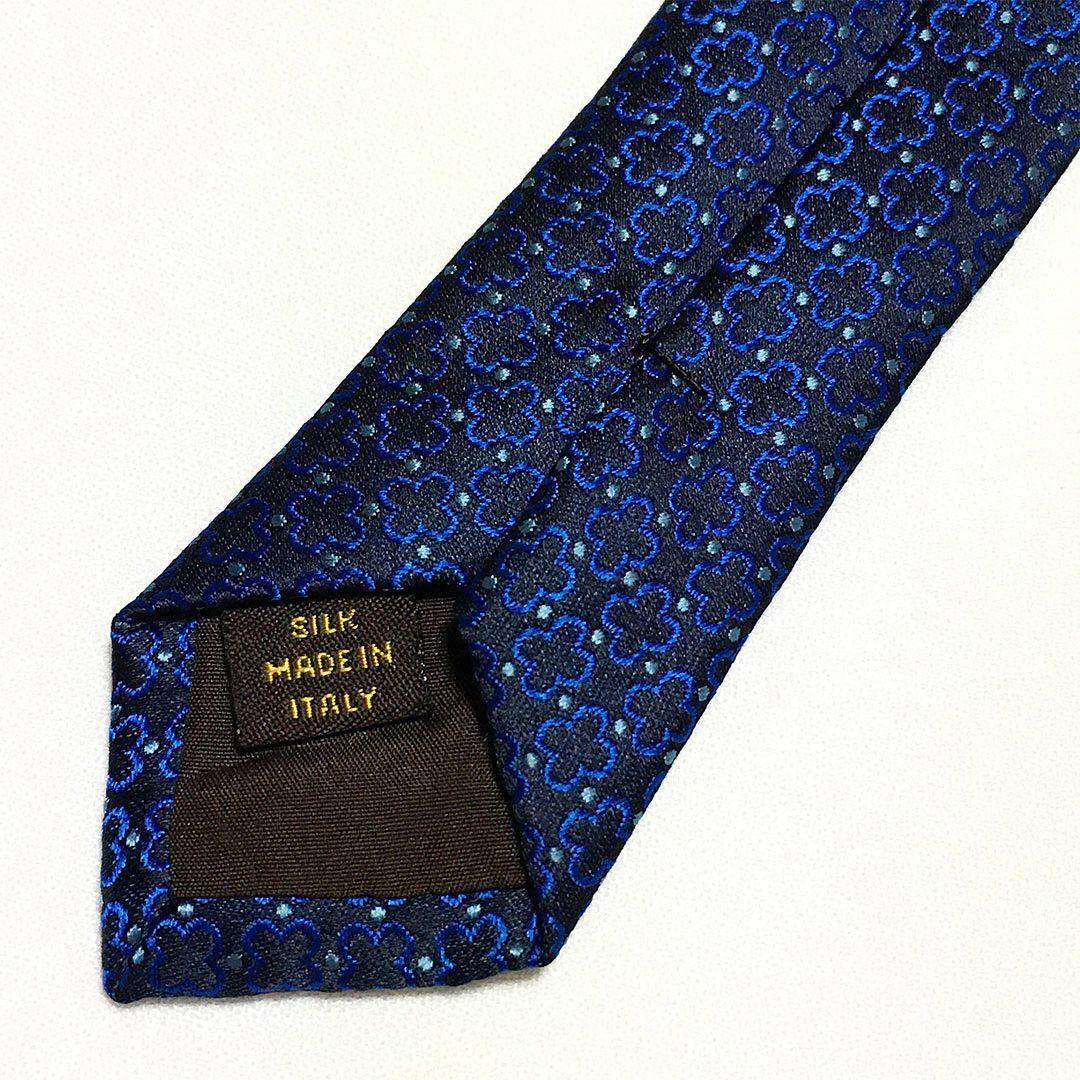 未使用級 ルイヴィトン Louis Vuitton ネクタイ シルク 花柄