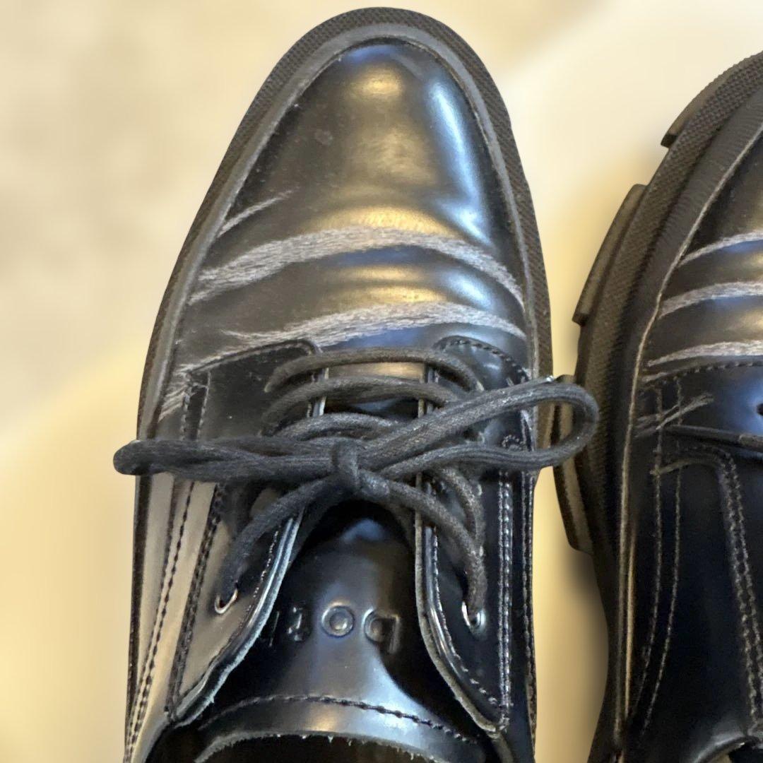 靴 both - GAO DERBIES-SPAZZOLATO-BLACK 42