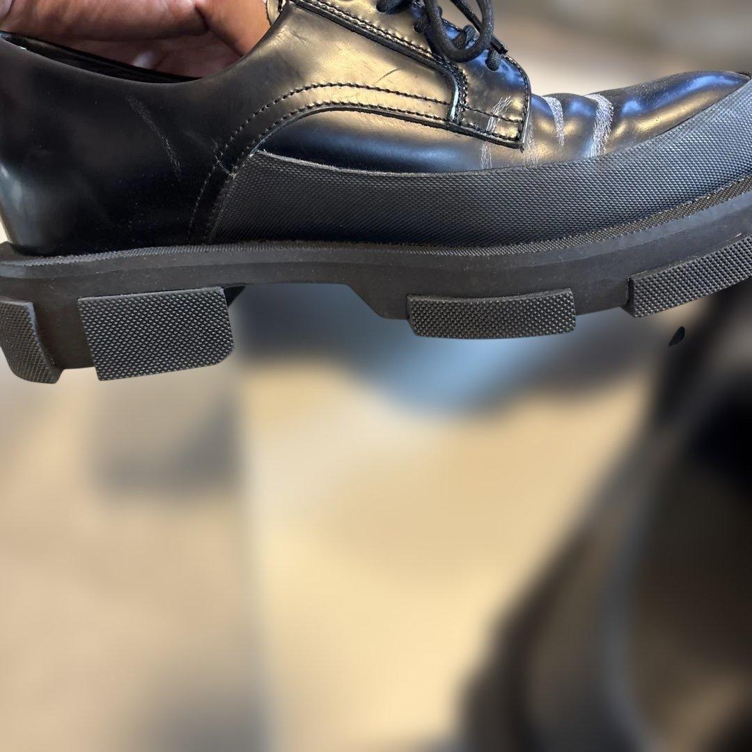 靴 both - GAO DERBIES-SPAZZOLATO-BLACK 42