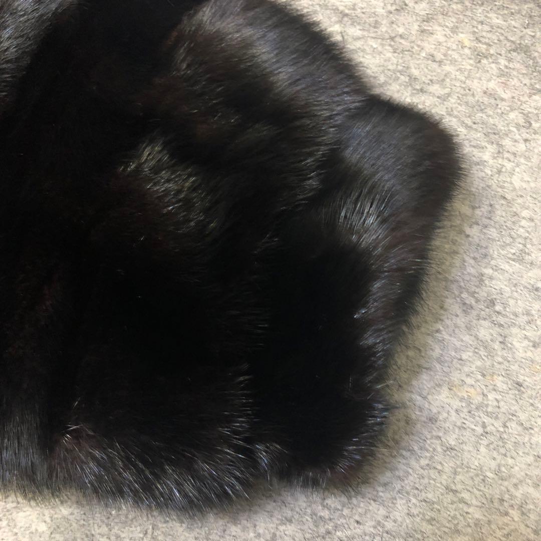 ミンク毛皮　ドルマン　ラグランスリーブ　ヘアーアップ＆ダウン