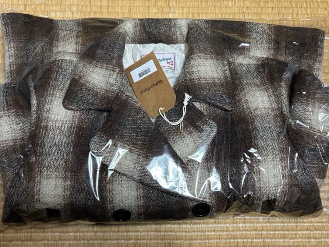 ジャケット・アウター SUBCULTURE OMBRECHECK P-COAT 2