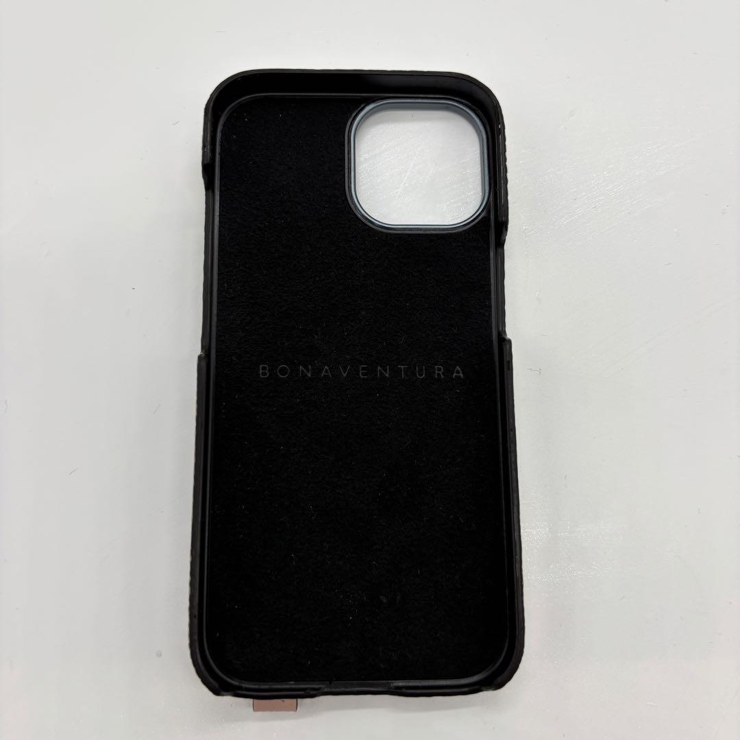 【美品/iPhone15】ボナベンチュラ iPhoneケース ストラップ付き