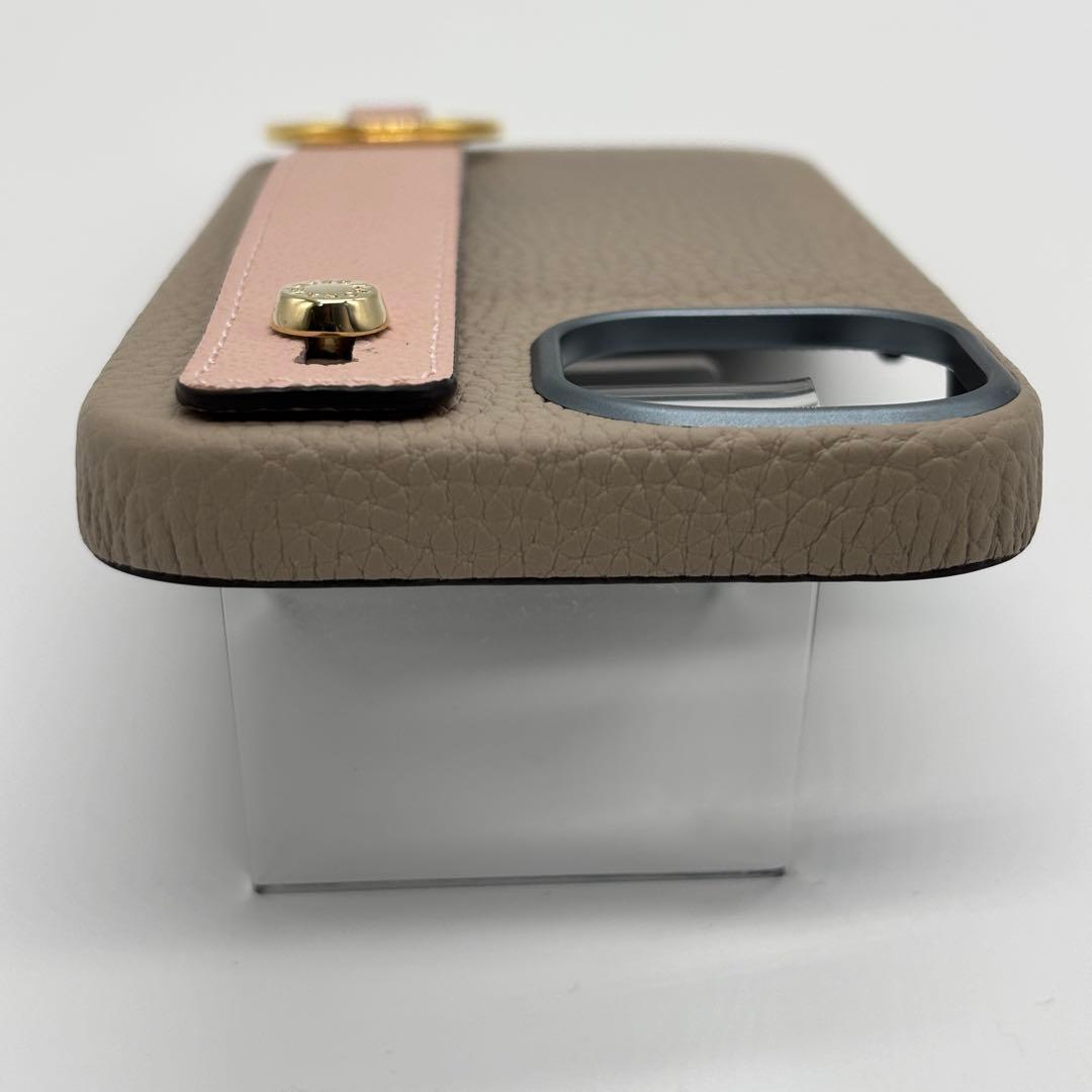 【美品/iPhone15】ボナベンチュラ iPhoneケース ストラップ付き