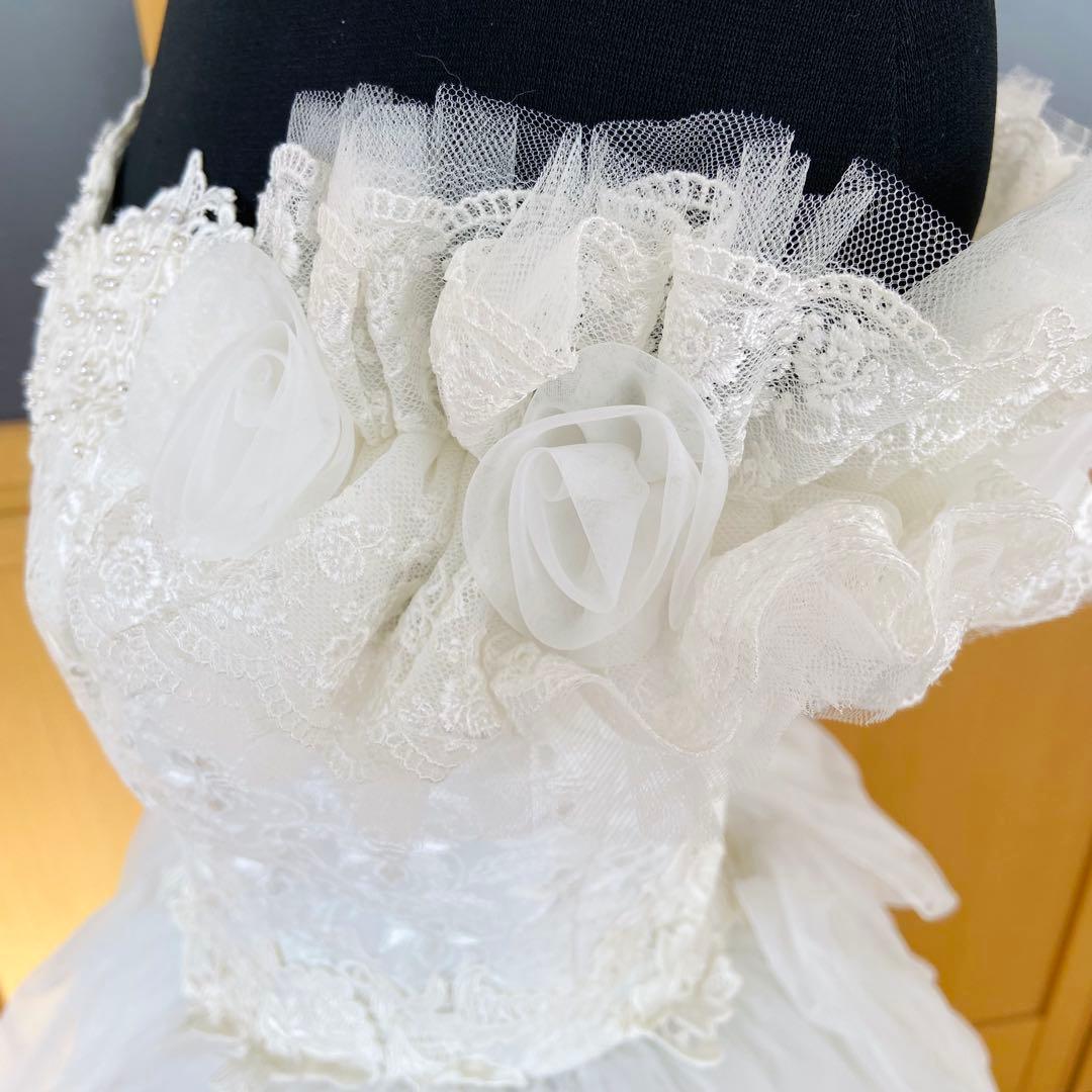 定価16万円✨Dress Black✨レース✨Aライン✨ウェディングドレス✨9号