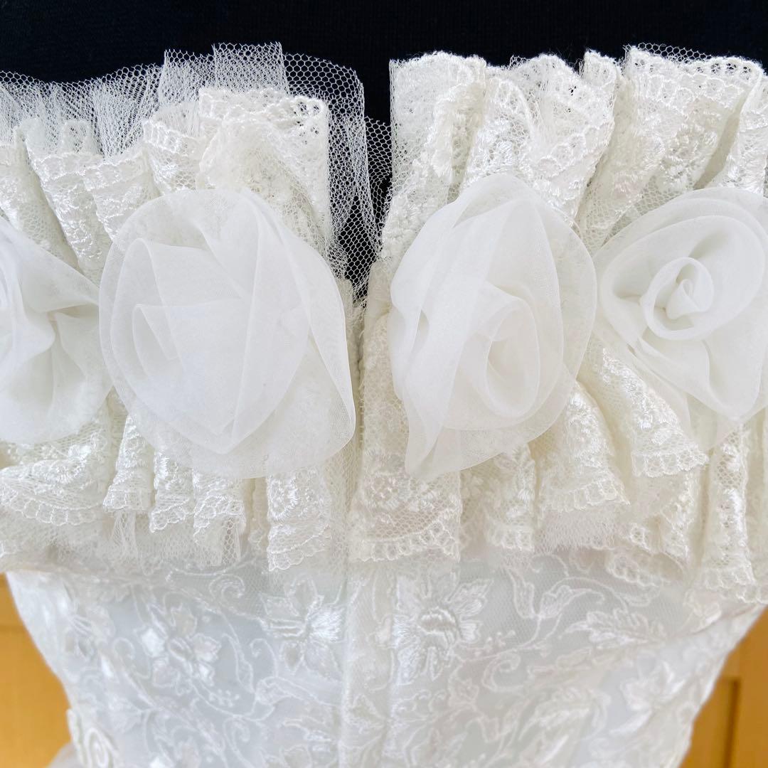 定価16万円✨Dress Black✨レース✨Aライン✨ウェディングドレス✨9号